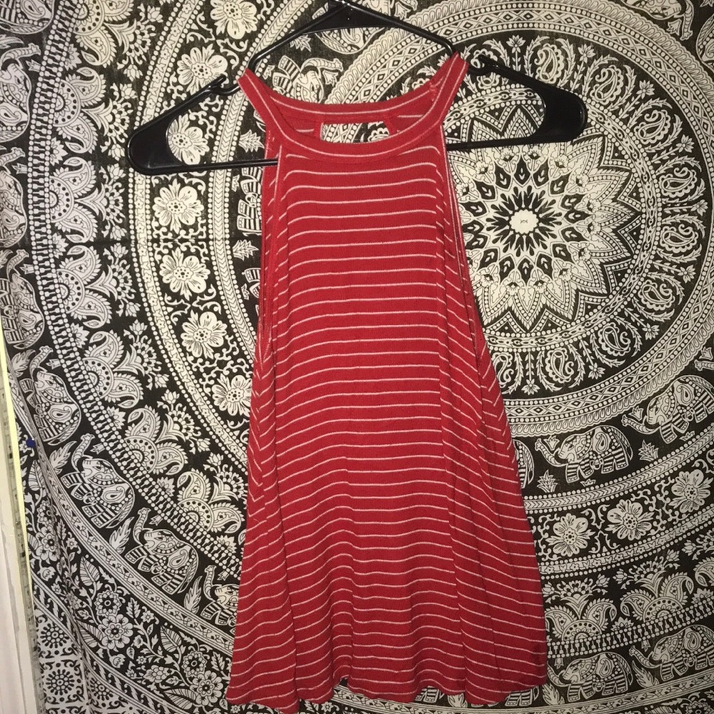 Striped Flowing Halter Top